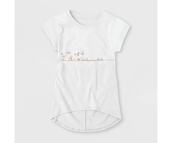 Toddler Girls' The Lion King Short Sleeve T-Shirt - White 12M
