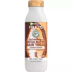 Garnier Fructis Curl Restoring Cocoa Butter Hair Treat Conditioner - 11.8 fl oz