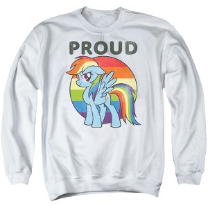 My Little Pony Tv Proud Adult Crewneck Sweatshirt - 1 of 4