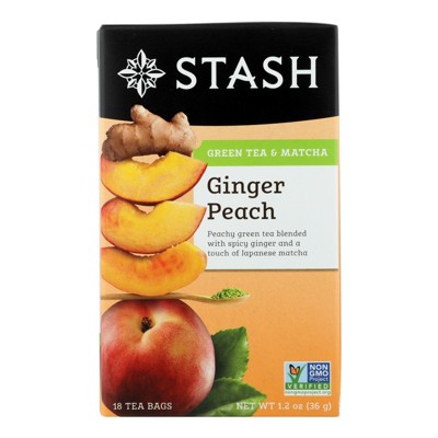 Stash Tea Pomegranate Raspberry Green With Matcha Tea - Case Of 6/18 ...
