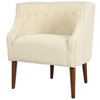 NicBex Accent Chair with Wood Legs and Button tufted,Club Chair for Bedroom,Reading Room - 4 of 4