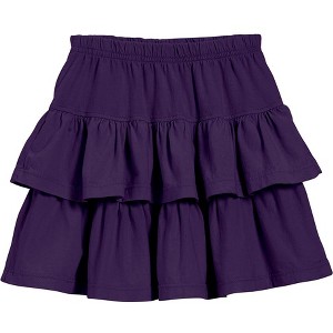 City Threads USA-Made Cotton Soft Girls Jersey Tiered Skirt - 1 of 3
