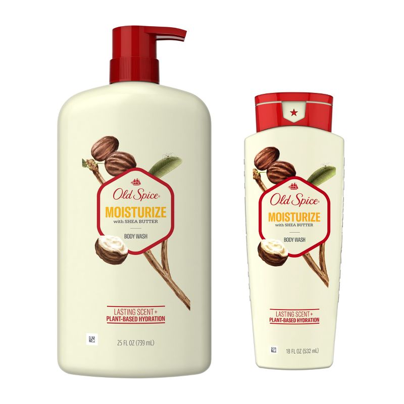 Old Spice Men's Body Wash - Moisturize with Shea Butter, 3 of 13