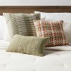 Oblong Windowpane Woven Decorative Throw Pillow Green - Threshold™ - image 2 of 4