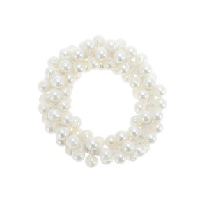 Unique Bargains Fashion Faux Pearls Hair Elastic Band 1 Pc - 1 of 4