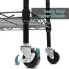 HOMDOX 6-Tier Wire Shelving 11.42"D x 21.26"W x 72.05"H Adjustable Metal Storage with Wheels & Hooks for Kitchen Bathroom Laundry - 3 of 4
