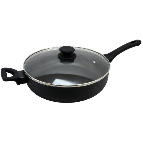 Greenpan Rio 5qt Ceramic Nonstick Covered Saute Pan With Helper Handle  Black : Target