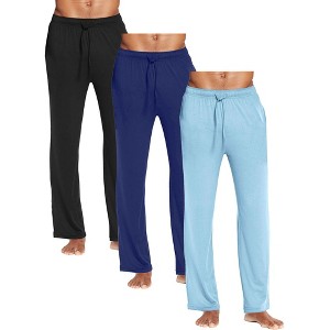 Blue Ice Men's  Modern  Fit Classic Lounge Pants-3 Pack - 1 of 4