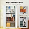 VEVOR Metal Storage Cabinet, Steel Locking Storage Cabinet with 2 Magnetic Doors and 4 Adjustable Shelves,71'' Metal Cabinet 200 lbs Capacity, White - 4 of 4