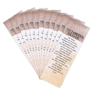 Dicksons KJV The Lords Prayer, Tan 5.8 x 2.63 Inch Paper Bookmark; Pack of 12 - 1 of 3