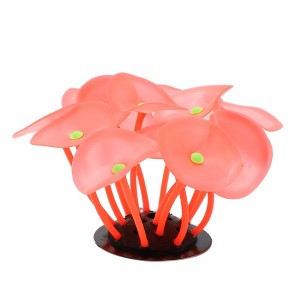 Unique Bargains Silicone Aquarium Simulation Coral Aquatic Plant Fish Tank Landscape Decoration 1 Pc - 1 of 4