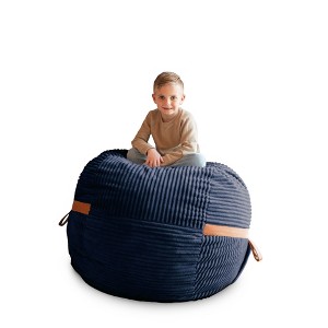 Big Joe Bean Bag Chair with Removeable Cover, Foam Filled, Multiple Sizes and Fabrics, All Ages - 1 of 4