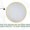 DSVIMOY Support Cushion Comfortable Design with Non Slip Bottom for Modern Living Spaces, Black, 16.5"*16.5"*3.5" - 2 of 4
