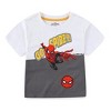 Marvel Spider-Man Boys 2 Piece Short Sleeve T-Shirt and Shorts Set for Toddler - 2 of 4