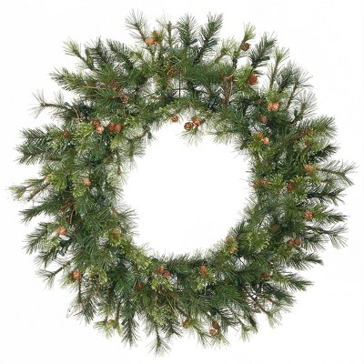 Vickerman 36" Unlit Mixed Country Pine Artificial Christmas Wreath