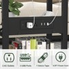 Aheaplus Height Adjustable C Table with USB Port and Wheels - 4 of 4