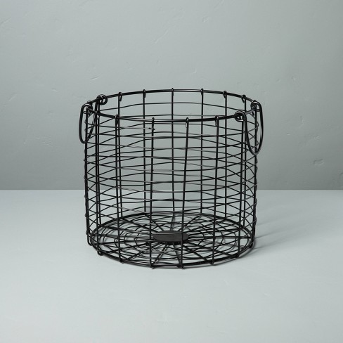 Metal basket for blankets sale