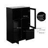 Kumasinova Versatile Buffet Cabinet with Drawers,Kitchen Storage Cabinet with Glass Doors,Dining Room Cabinet with Open Storage Space for Living Room - 2 of 4