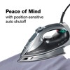 Hamilton Beach Professional Iron Stainless Steel Soleplate with Auto Shut-Off Anti-Drip: 1500W, Vertical Steam, 8oz Tank - 4 of 4