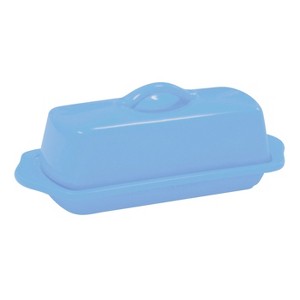 Chantal Full Size Ceramic Butter Dish, 8.5 Inch, Glacier Blue - 1 of 1