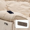 Classic 360° Swivel Electric Recliner with , Gliding Function, and Plush Velvet Upholstery for Living Room - 4 of 4