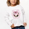 The Juniper Shop Just A Girl Who Loves Soccer Coquette Toddler Sweatshirt - 3 of 4