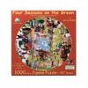 Sunsout Four Seasons on the Green 1000 pc Round  Jigsaw Puzzle 13335 - 3 of 4