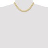 Black Bow Jewelry 6.5mm, 14k Yellow Gold, Solid Herringbone Chain Necklace - 2 of 4