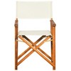 vidaXL Director foot s Chairs 2 pcs Solid Acacia Wood - 3 of 4