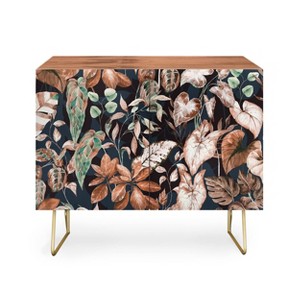 Marta Barragan Camarasa Lush Vintage Dark Jungle Walnut Credenza - Deny Designs - 1 of 3