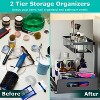 LunaLulinlk 2 Tier Under Sink Organizers Pull Out Under Cabinet Basket Storage Shelf Sliding Drawer - 2 of 4