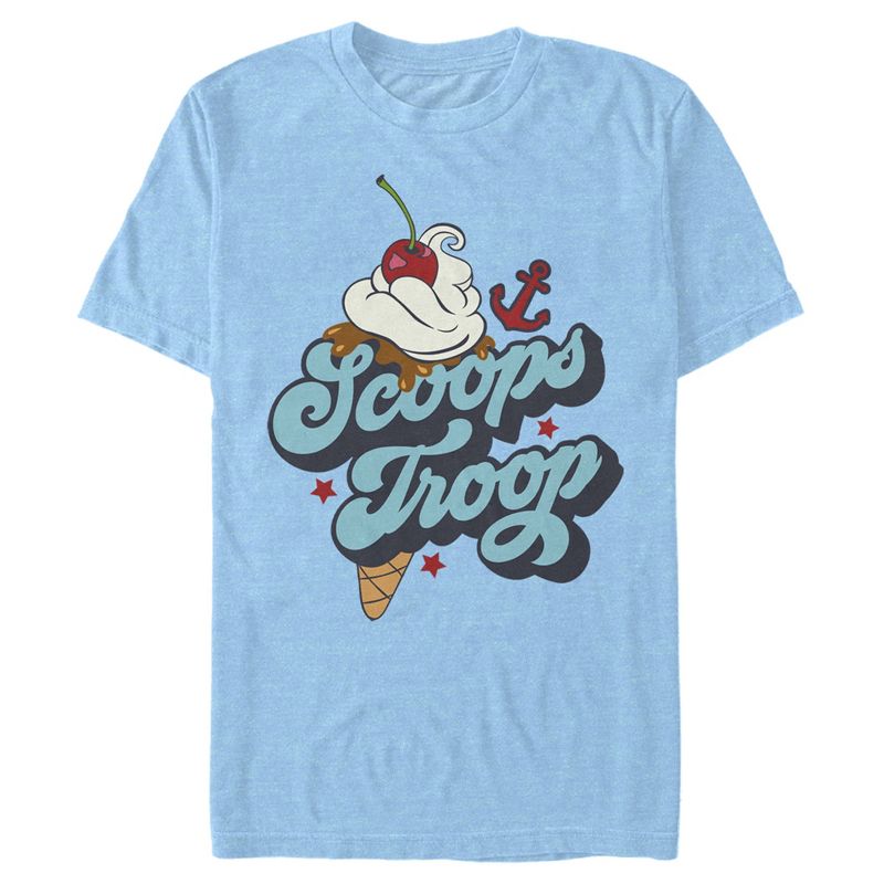Men's Stranger Things Scoops Troop Ice T-Shirt, 1 of 5