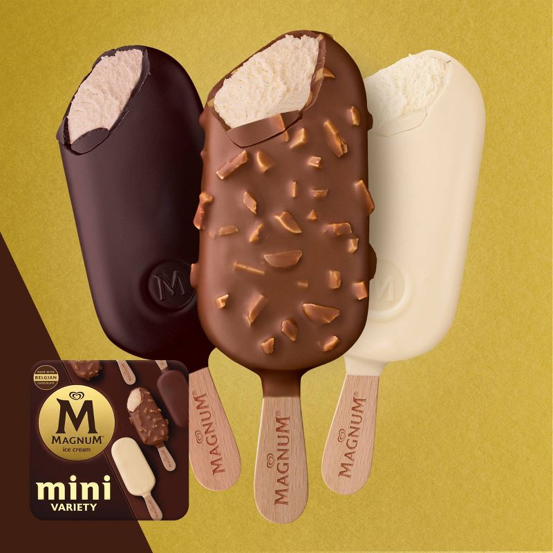 Magnum Classic/Almond/White Assorted Mini Ice Cream Bars- 6ct, 6 of 10
