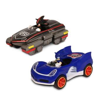 NKOK Sonic the Hedgehog and Shadow Pull Back Racer Vehicles - 2pk