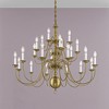 Livex Lighting Williamsburgh 22 - Light Chandelier in  Antique Brass - 3 of 4