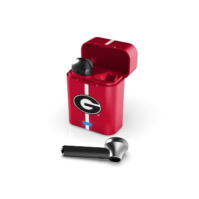 NCAA Georgia Bulldogs True Wireless Bluetooth Stem Earbuds