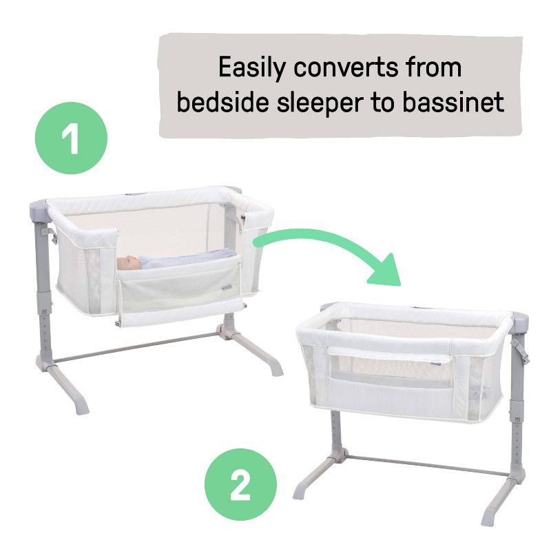SwaddleMe DreamSecure 2-in-1 Co-Sleeping Bassinet with SwaddleMe Pod - 0-5Months - Cream, 3 of 17
