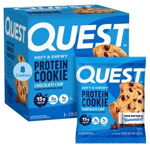 Quest Nutrition 15g Protein Cookie - Chocolate Chip Cookie - 1 of 4