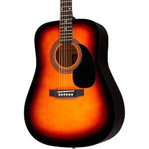 Rogue RA-090 Dreadnought Acoustic Guitar Sunburst - 1 of 4
