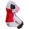 Gemmy Airblown Inflatable Halloween Baby Cow, 3 ft Tall, Multi - 4 of 4