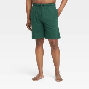 Men's Knit Pajama Shorts - Goodfellow & Co™ Dark Green - 1 of 3