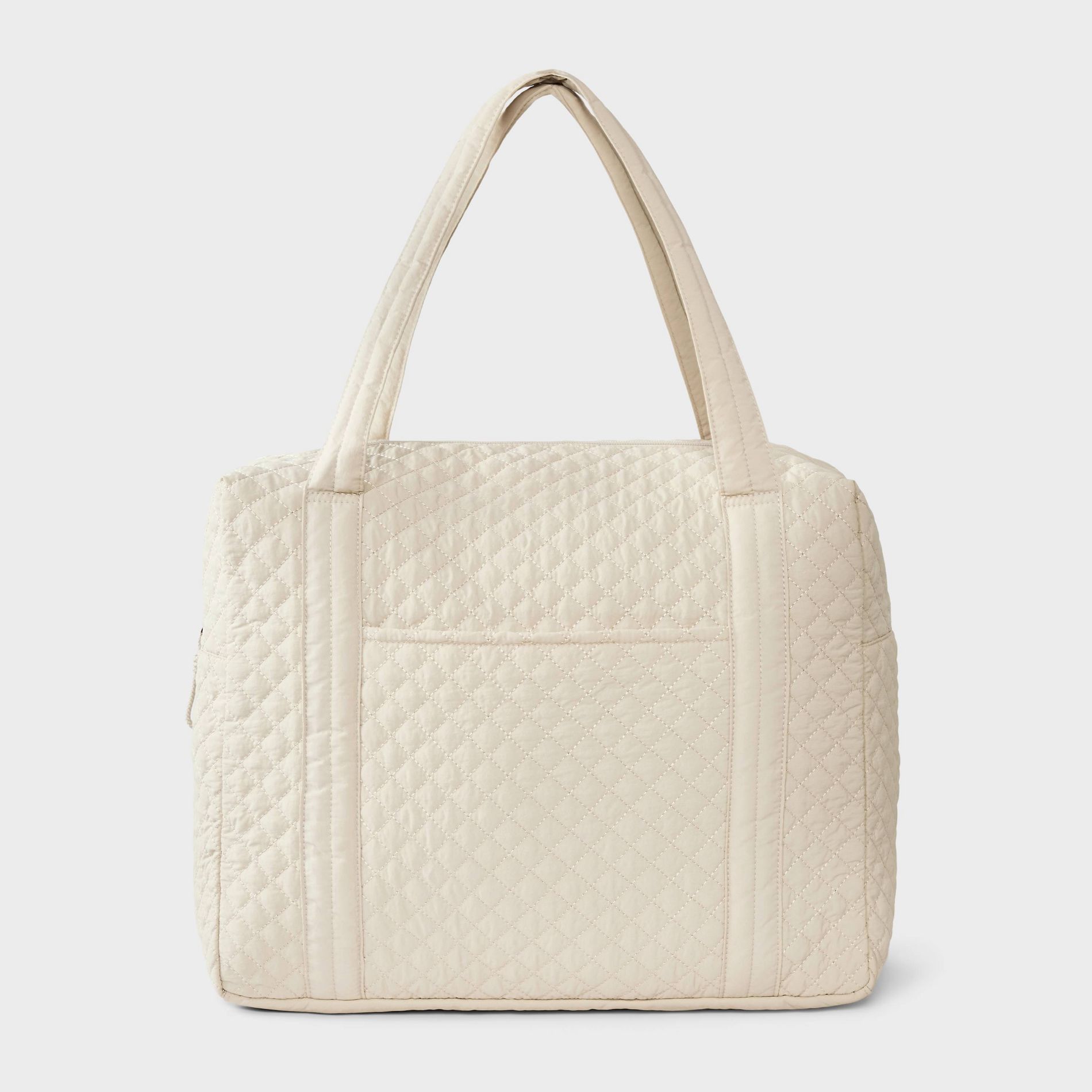 Quilted Weekender Duffel Bag - Universal Thread™ Beige