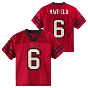NFL Tampa Bay Buccaneers Baker Mayfield Toddler Boys' Short Sleeve Jersey - 1 of 3