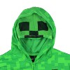 Seven Times Six Minecraft Jacket Boys Creeper Fleece Gamer Zip Up Hoodie Green - 3 of 3