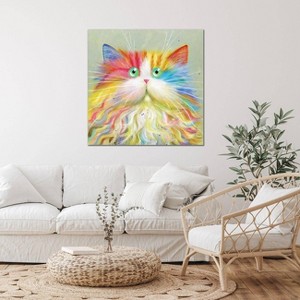 iCanvas Moustachou by Kim Haskins Canvas Print Wall Art - 1 of 3