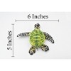 Collectible Wildlife Gifts | Turtle, Green Sea Turtle, Museum Quality, Hand Painted, Rubber Reptile, Realistic Toy Model, Gift,   6"   CH388 BB144 - 3 of 4
