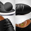 Santimon Men's Oxfords Shoes Casual Lace Up Breathable Formal Dress Mens Slip On Sneakers Black - 4 of 4