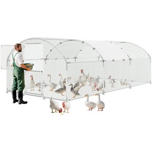 Metal Chicken Coop, Waterproof and UV-Resistant Dome-Shaped Heavy-Duty Poultry Cage, Suitable for Outdoor, Backyard, and Farm Use - 1 of 4
