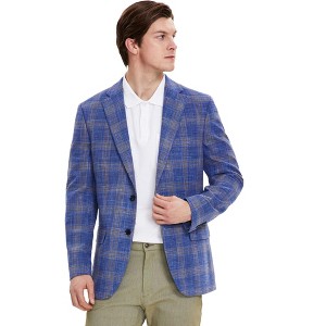 Tommy Hilfiger Mens Modern-Fit Checkered Coat - 1 of 1