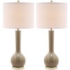Mae Long Neck Ceramic Table Lamp (Set of 2) - 30.5" Height - LIT4091 - Safavieh - 3 of 4
